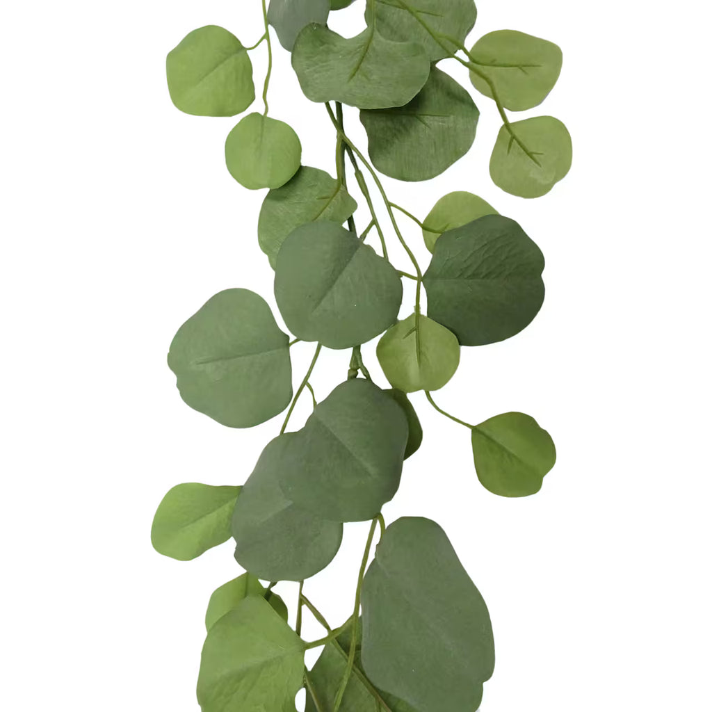 6ft Eucalyptus Garland – Artificial Greenery Décor for Home, Mantel & Wedding Displays