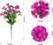 UV-Resistant Artificial Flowers – 10 Bundles Real-Touch Outdoor Faux Plants for Garden, Porch & Patio Décor