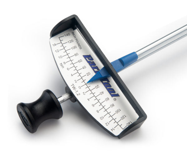 Park Tool TW-1.2 conversion chart detail
